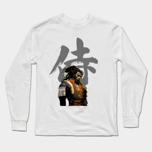 Yasuke Black Samurai in 1579 Feudal Japan No. 2 Long Sleeve T-Shirt